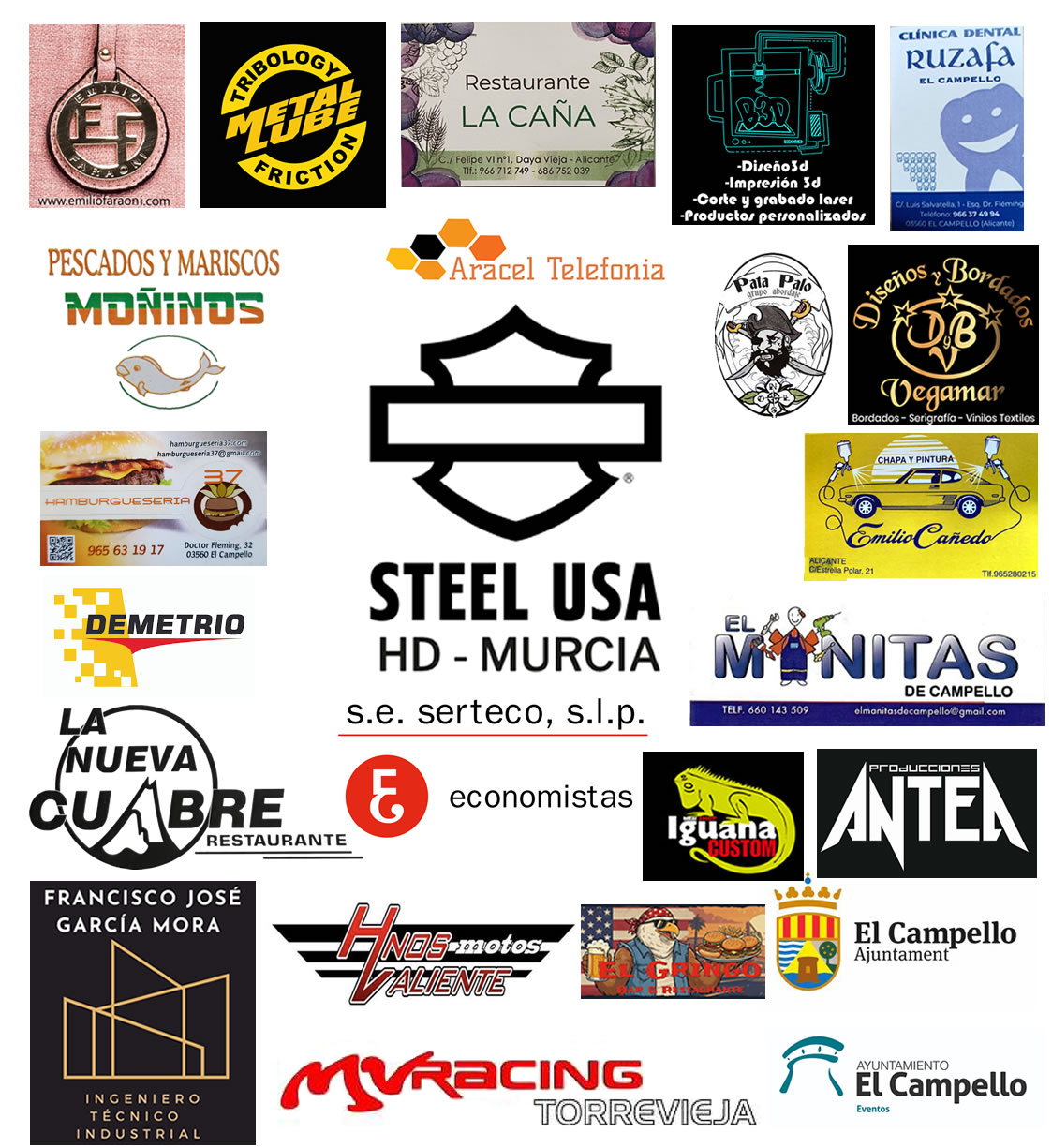 Patrocinadores Harley Davidson Club Alicante